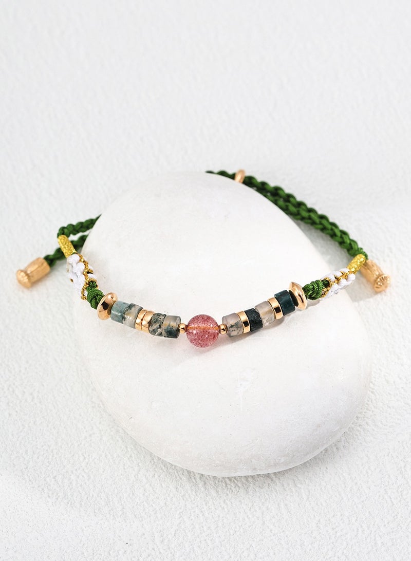 Burch Vintage Berry Crystal Natural Charm Bracelet - Image 3