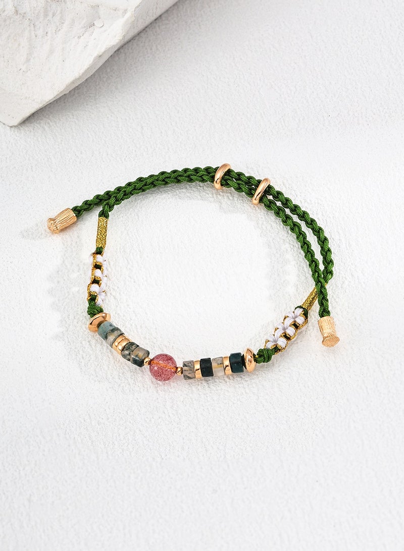 Burch Vintage Berry Crystal Natural Charm Bracelet - Image 4