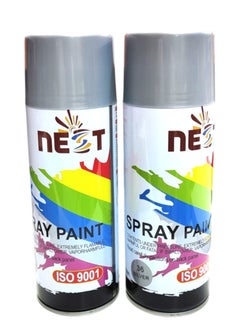 Nest "NEST SILVER Spray Paint - 400ml, Multipurpose, Fast Drying, High Gloss Finish  - Image 1