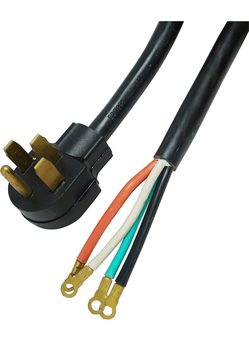 Woods Woods 0762 62 82 SRDT 50Amp Range and Dryer Appliance Cord Black 6Feet  - Image 3