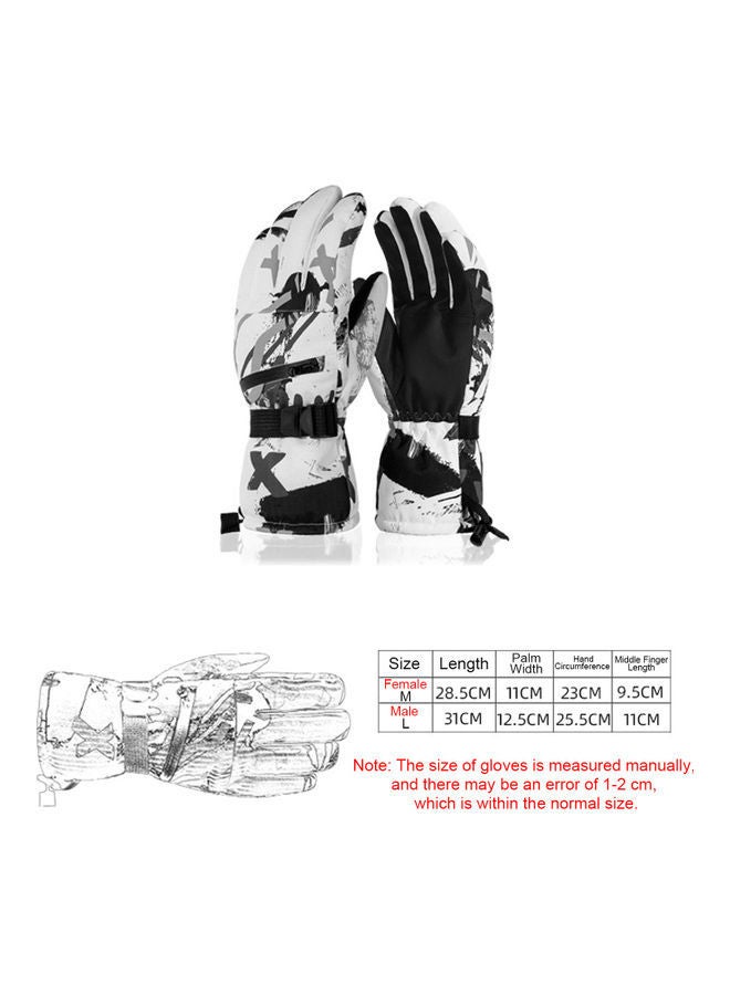 نيبمينينت Ski Graffiti Zipper Gloves L - Image 5