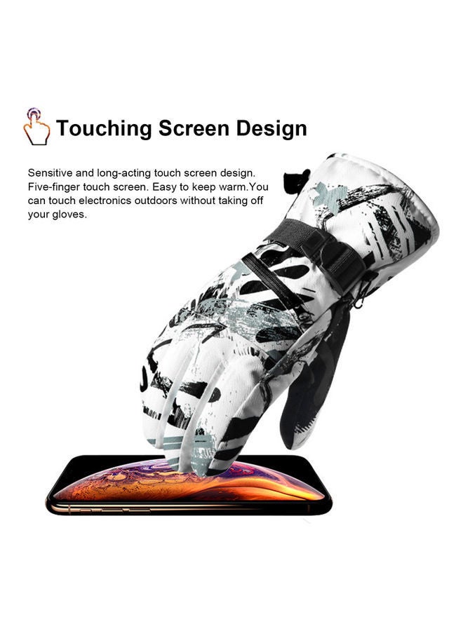 نيبمينينت Ski Graffiti Zipper Gloves L - Image 3