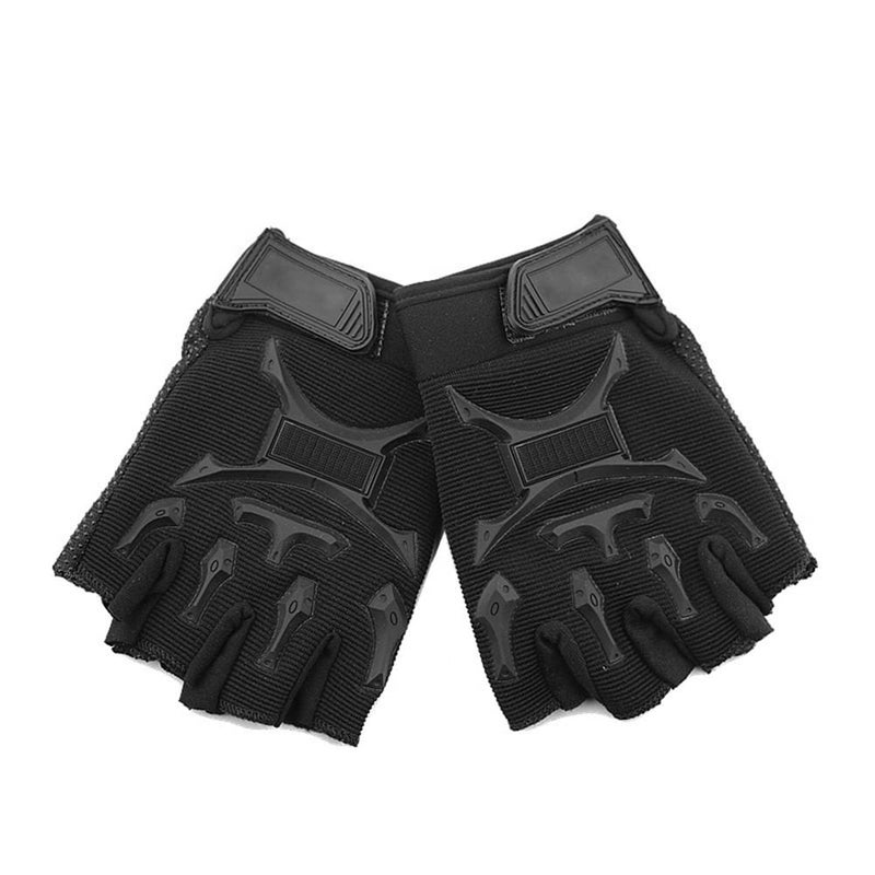 MagiDeal Children Half Finger Fingerless Short Gloves Mitt Mitten for Cycling MTB Exercise Skate Skateboard Roller Skating - Image 3