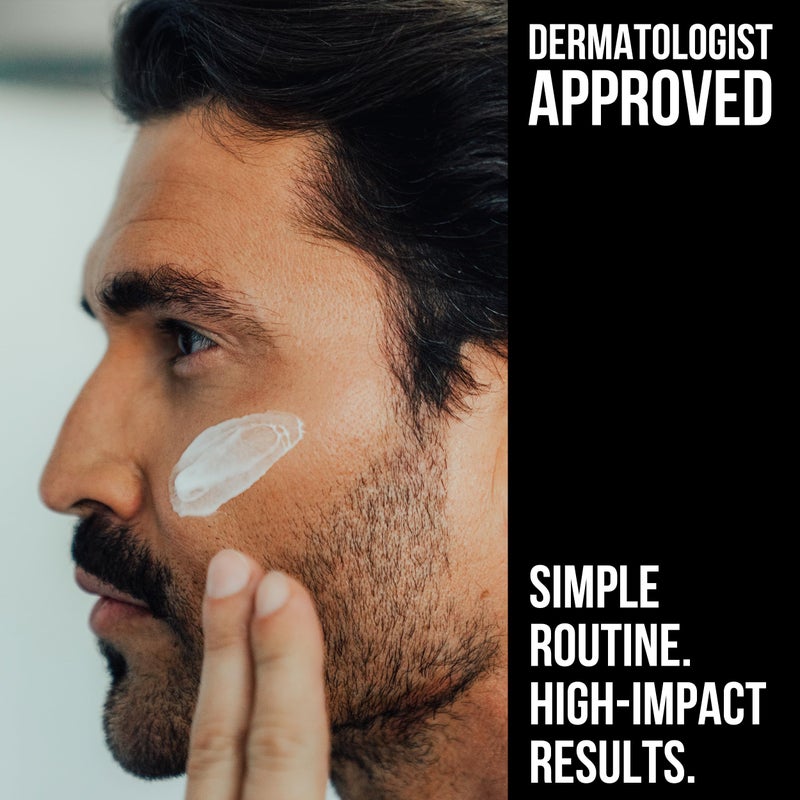 RUGGED & DAPPER - Age Defense Face Moisturizer for Men | 4oz | Hydrating Mens Face Lotion | Unscented + Anti- Aging Formula for Clear Skin | Natural Ingredients | Made in USA - Image 4