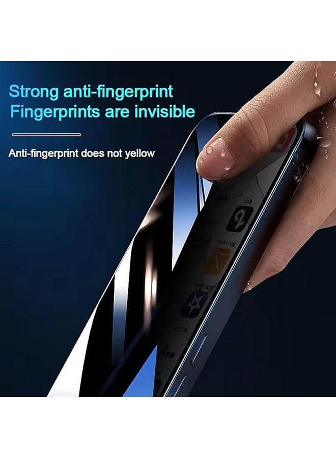 2 Pcs Xiaomi 15T Pro 5G Privacy Screen Protector, 9H Tempered Glass Screen Protector for Xiaomi 15T Pro 5G, Full Coverage Bubble-Free Tempered Film, Anti-Scratch Film (Anti-Spy Tempered Glass) - Image 5