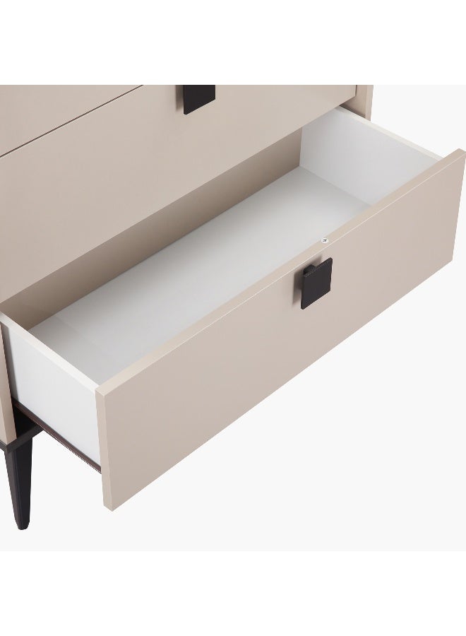 Home Box Orion Ray 5-Drawer Chest in Beige - Image 5