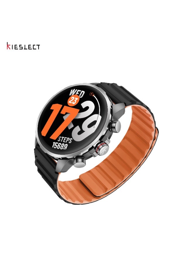 كيسلكت ساعة KR3 الذكية - شاشة AMOLED مقاس 1.5 بوصة، نظام تحديد المواقع العالمي (GPS) ثنائي النطاق، 178 وضعًا رياضيًا، بطارية تدوم 13 يومًا - Image 5