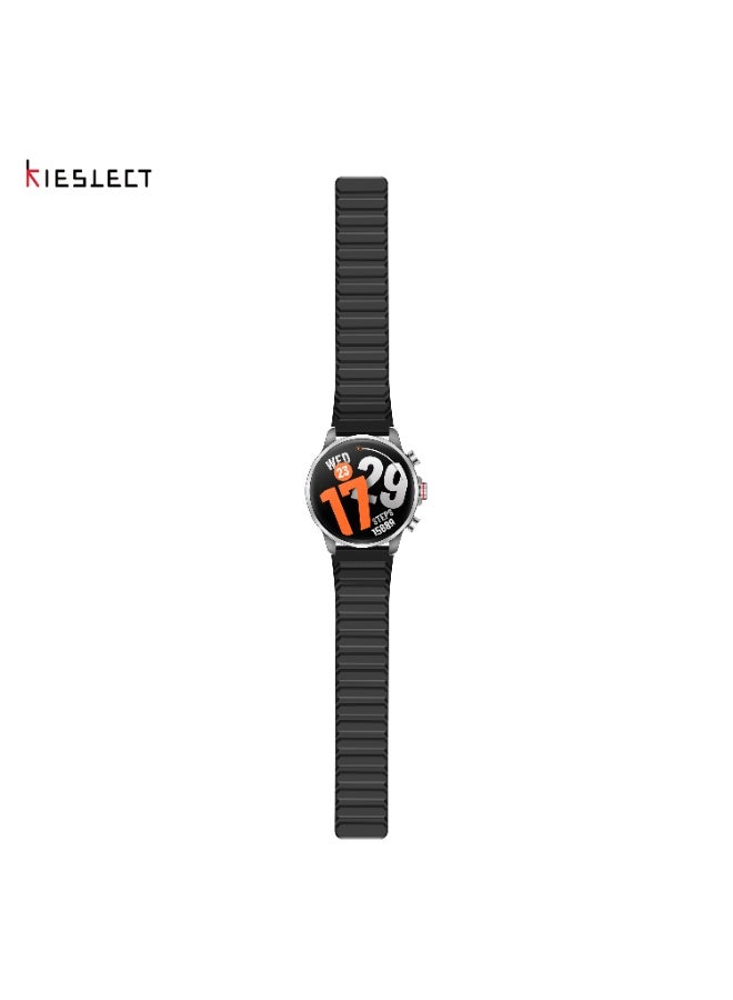 كيسلكت ساعة KR3 الذكية - شاشة AMOLED مقاس 1.5 بوصة، نظام تحديد المواقع العالمي (GPS) ثنائي النطاق، 178 وضعًا رياضيًا، بطارية تدوم 13 يومًا - Image 3