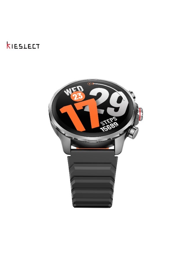 كيسلكت ساعة KR3 الذكية - شاشة AMOLED مقاس 1.5 بوصة، نظام تحديد المواقع العالمي (GPS) ثنائي النطاق، 178 وضعًا رياضيًا، بطارية تدوم 13 يومًا - Image 4