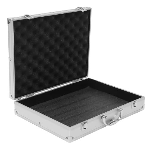 ERINGOGO Aluminum Briefcase - 11 Inch Hard Laptop Briefcases with Lock, Multifunctional Attache Case - Image 1