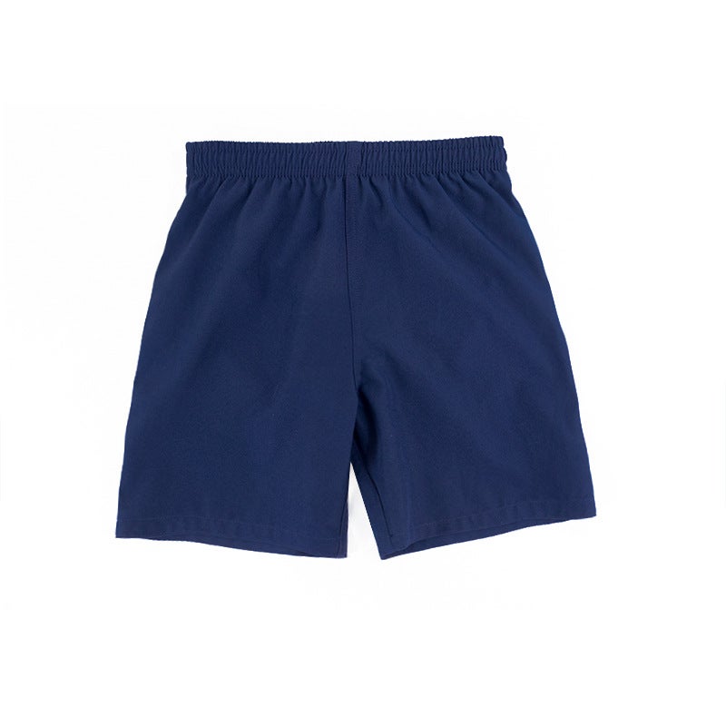 Children's Casual Beach Clothes Short-sleeved Girls' Middle and Big Children's Split Sunscreen Swimsuit Loose Beach Pants for Vacation - Image 1