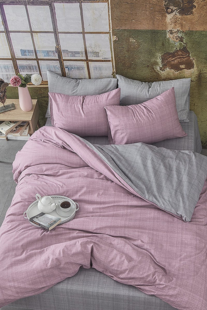 Bonjardin Home Cotton Reversible Double Duvet Cover Set  - Image 1