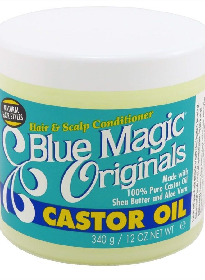 BLUE MAGIC زيت الخروع الأصلي 12 أونصة (354 مل) (عبوتين) - Image 1