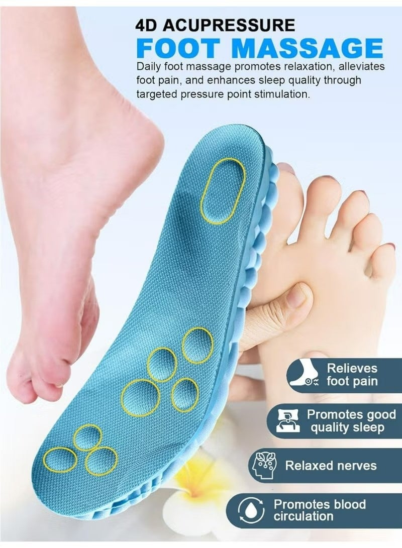 YOUGE 1Pair Breathable Shock Sport Insole 38-44, Cut-To-Fit Shoe Cushion, sweat-absorbent ,Comfortable Insoles Relieve Foot Pain& Pressure Pain Cushion for Women & Men, Suitable for Athletic Casual & Work - Image 5