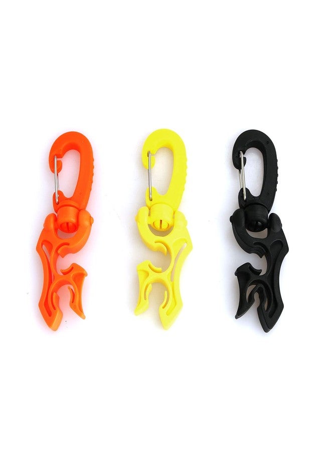 heyous 3pcs Diving Hose Retaining Clip 3 Colors Scuba Diving Hose Holder Clip for Snorkeling Scuba Diving Accessories - Image 1