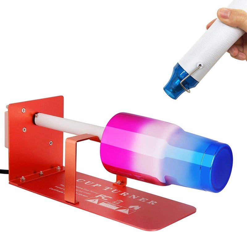 Urban Box 300W Mini Heat Gun for Crafts - Dual-Temperature Epoxy Resin Bubble Buster, Embossing Tool, Shrink Wrap, Drying Crafts, and Tumbler Painting - Image 5