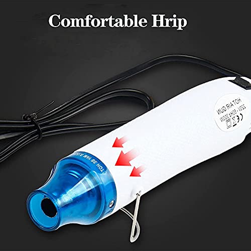 Urban Box 300W Mini Heat Gun for Crafts - Dual-Temperature Epoxy Resin Bubble Buster, Embossing Tool, Shrink Wrap, Drying Crafts, and Tumbler Painting - Image 4