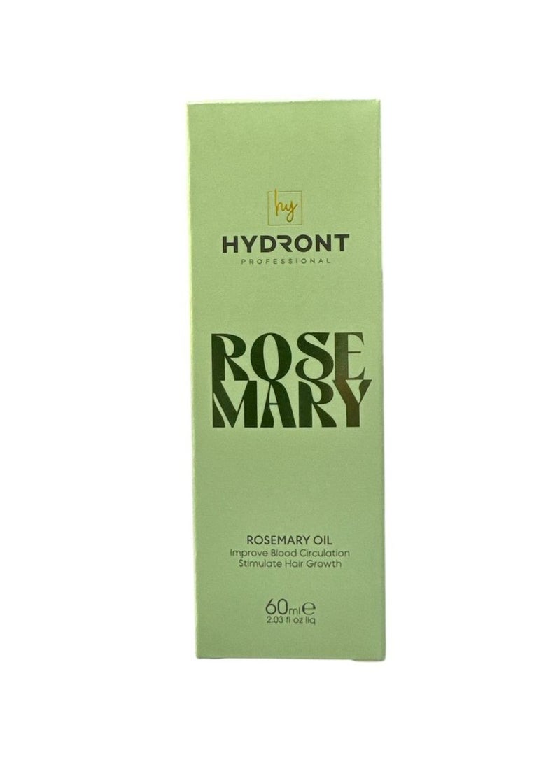 HY HYDRONT ROSE MARY OIL INPROVE BLOOD CIRCULATION STIMULATE HAIR GROWTH 60ML  - Image 2
