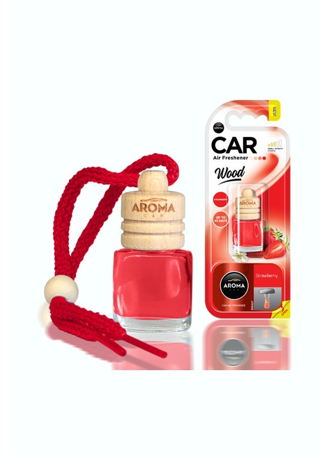 أروما Wood معطر تكييف السيارة فراولة