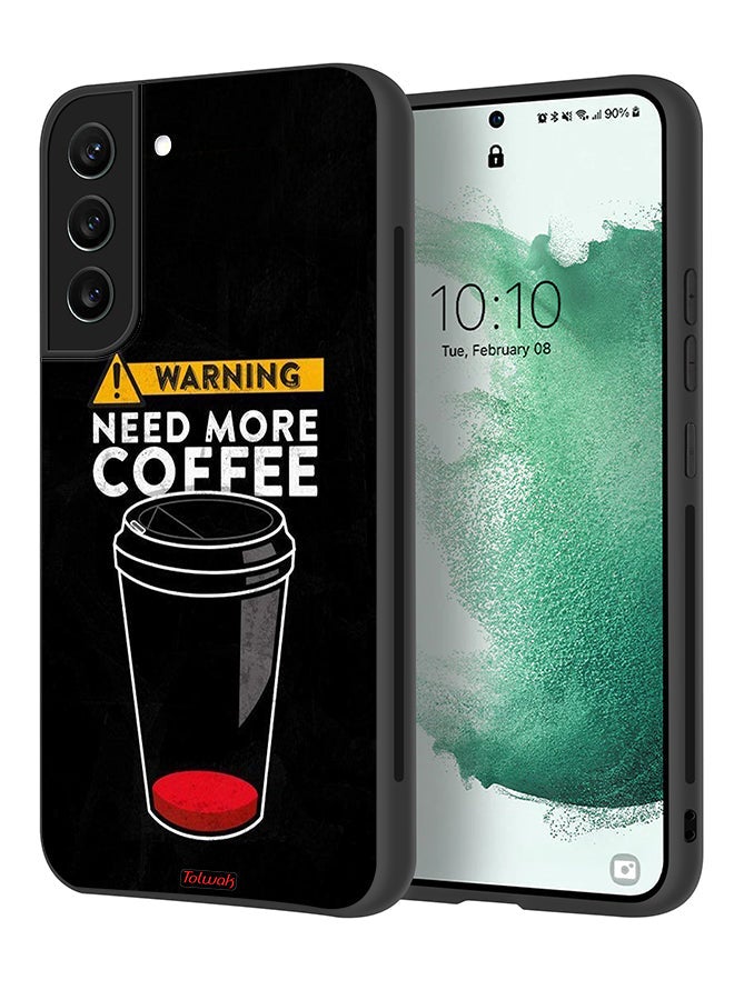 Tolwak Samsung Galaxy S21 Plus 5G Protective Case Cover Need More Coffee - Image 1