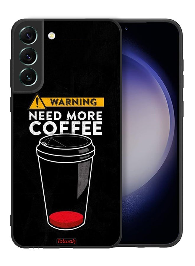 Tolwak Samsung Galaxy S21 Plus 5G Protective Case Cover Need More Coffee - Image 2