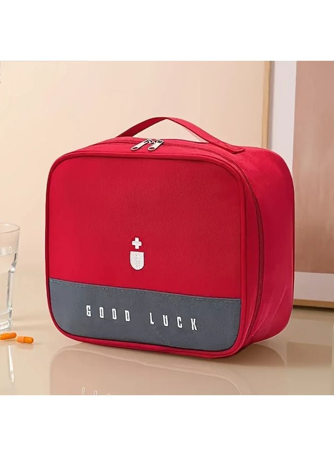 Green Immunity Kit Portable Home Storage Health Bag Medical Pouch Washable Lightweight - Image 5