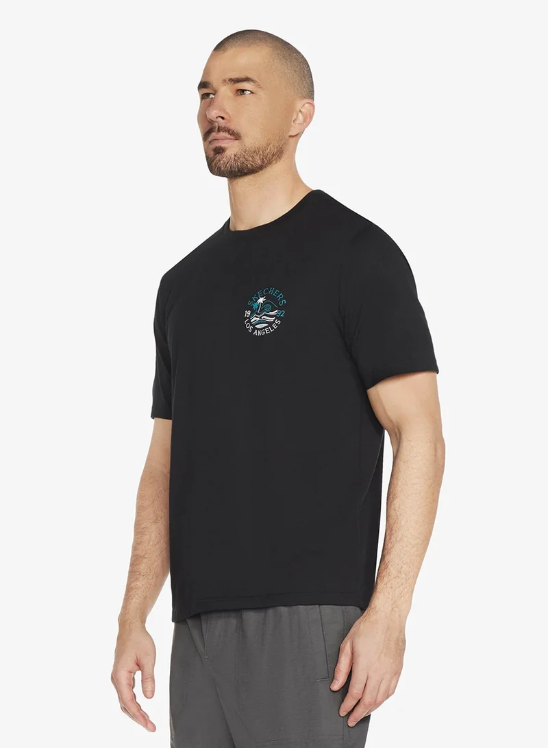 SKECHERS LA Beach Short Sleeve T-shirt