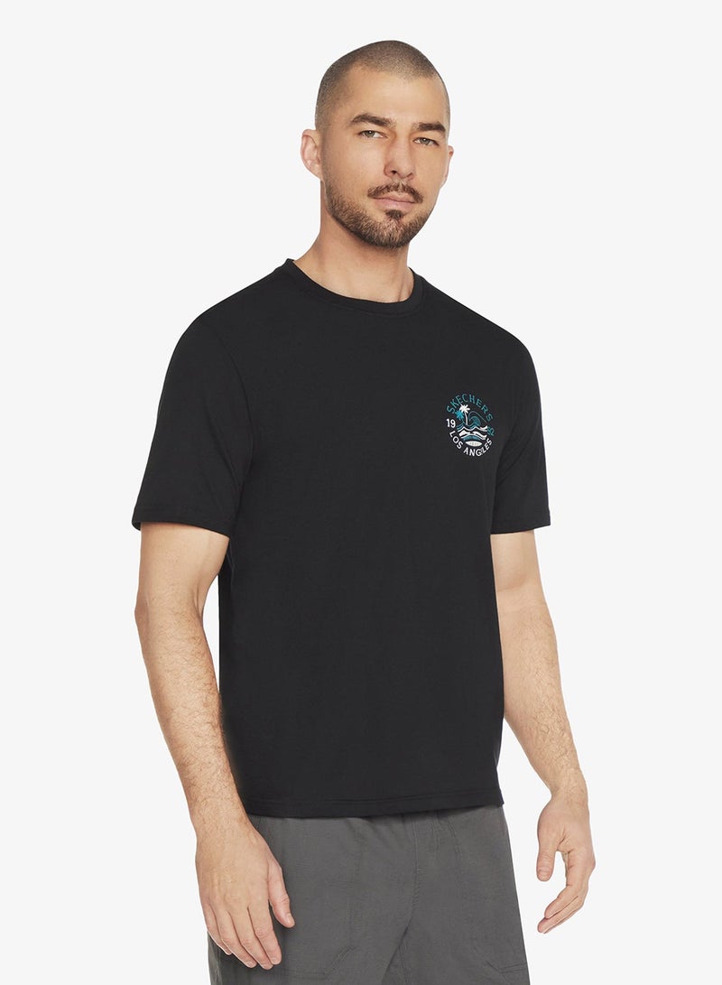 SKECHERS LA Beach Short Sleeve T-shirt - Image 1