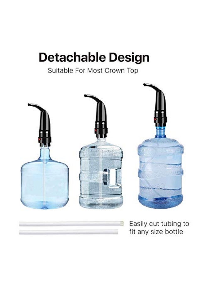 Water Bottle Dispenser, Electric Cold Drink Beverage Pump, Top Loading Type for Desktop Countertop Home Kitchen Office, USB Charging Automatic Drinking Water Pump,Blue - Image 4