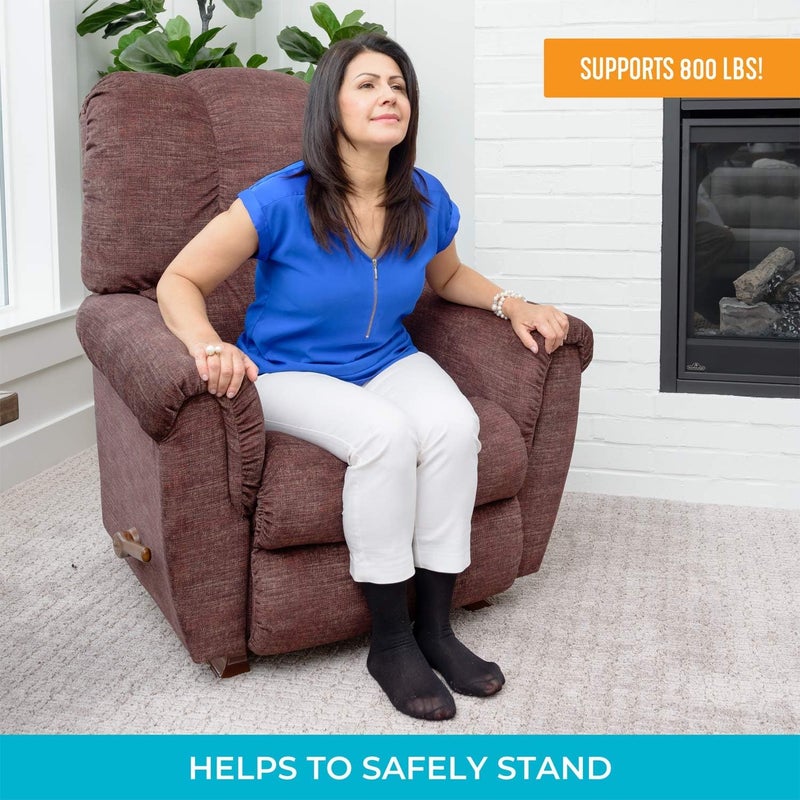 Stander Recliner Risers - Adapatable Slip Resistant Easy Chair Lift - Set of 4 - Image 2