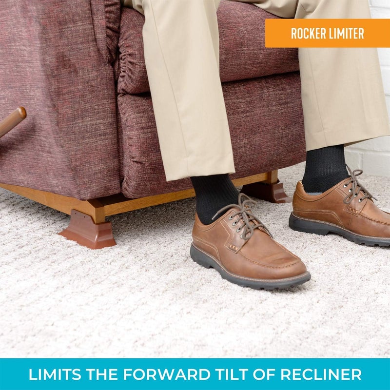 Stander Recliner Risers - Adapatable Slip Resistant Easy Chair Lift - Set of 4 - Image 5