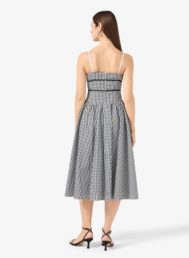 ايلا فستان صيفي كاروهات