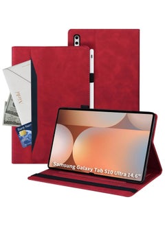 General Case Compatible with Galaxy Tab S10 Ultra 14.6 inch (SM-X920/X926) 2024, Tab S10 Ultra Wallet Case, Smart Folio Slim Stand Book Cover with Stylus Holder  - Image 1