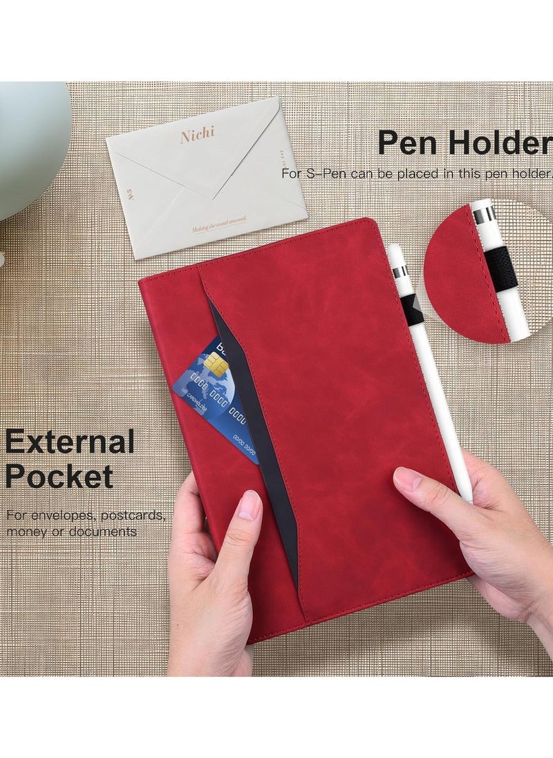 General - Case Compatible with Galaxy Tab S10 Ultra 14.6 inch (SM-X920/X926) 2024, Tab S10 Ultra Wallet Case, Smart Folio Slim Stand Book Cover with Stylus Holder - Image 1