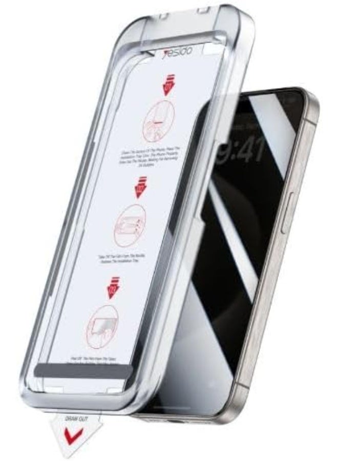 يسيدو واقي شاشة Yesido TG18 لهاتف iPhone 15 Pro - Image 1