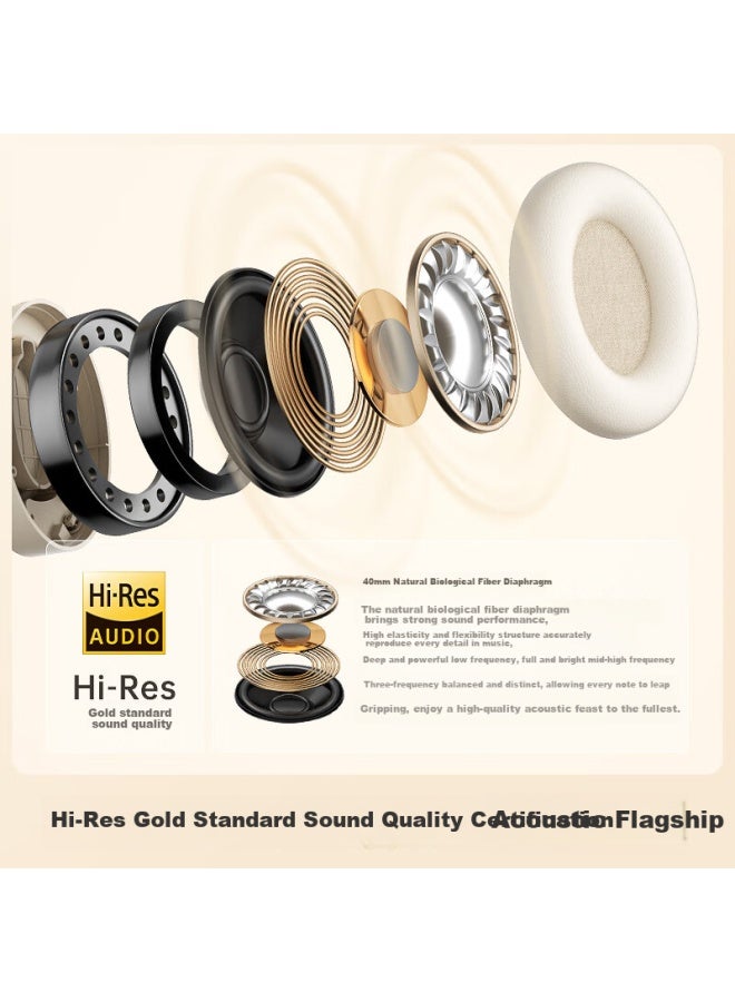 Ikf King Pro 2.0 Active Noise Cancelling Over-ear Bluetooth Headphones Wireless Hifi Gold Standard Sound Quality Wired Fps Gaming Low Latency Headset New Model - Athens Black - Image 5