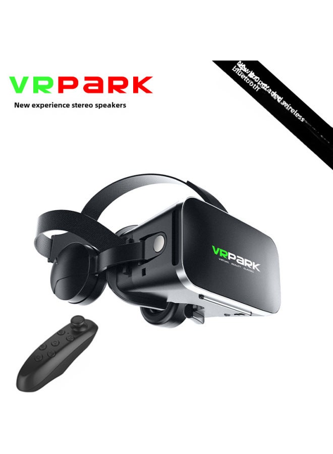 Smart Glasses Bluetooth Headset Vrbox Intelligent All-in-one Machine Digital Computer Vision Glasses-Color:J50 + Y1 Black - Image 1