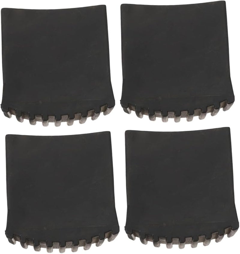 4Pcs Black Non Skid Ladder Feet Covers Replacement Easy Install Step Ladder Foot Protector For Home Floor - Image 1