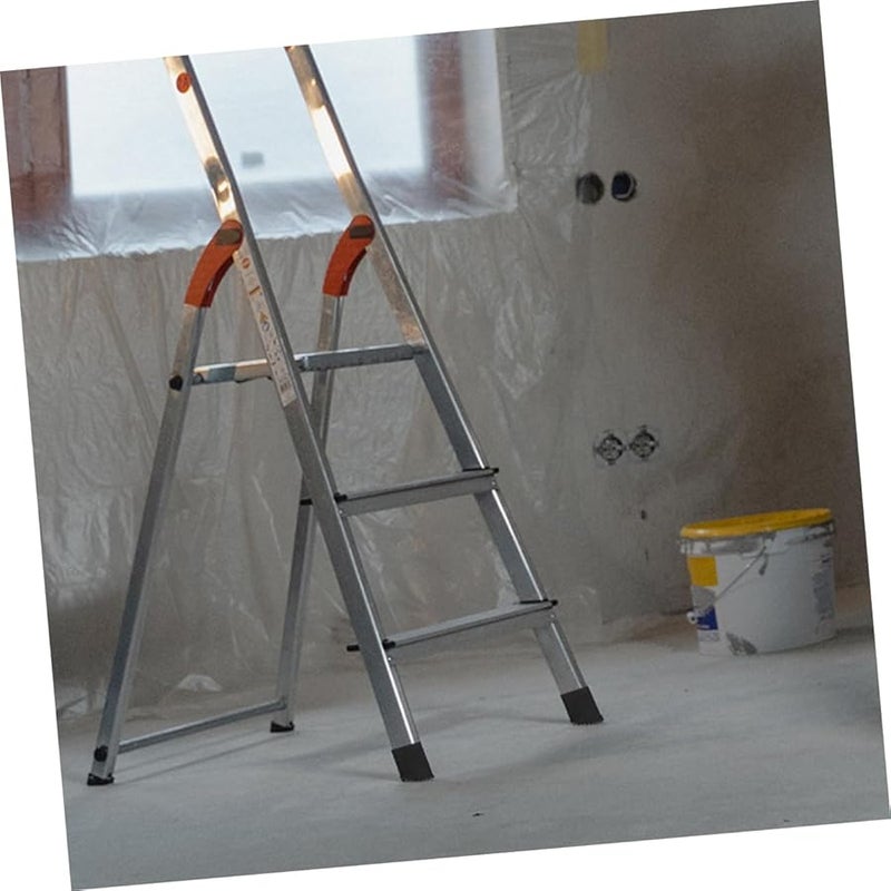 4Pcs Black Non Skid Ladder Feet Covers Replacement Easy Install Step Ladder Foot Protector For Home Floor - Image 3