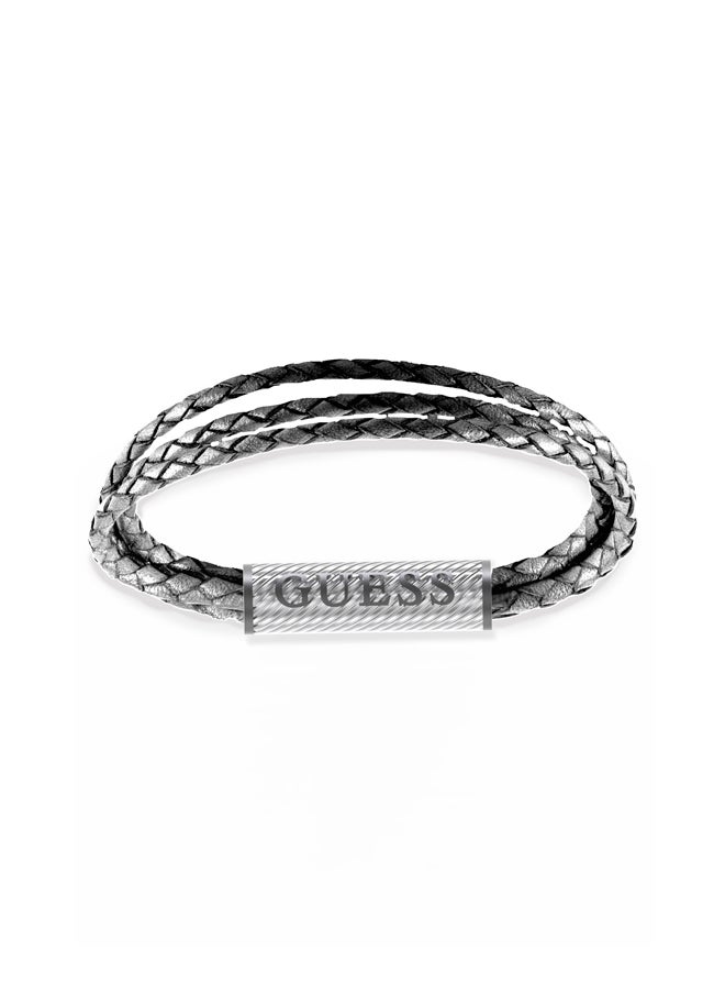 GUESS Men Leather Bracelet 
