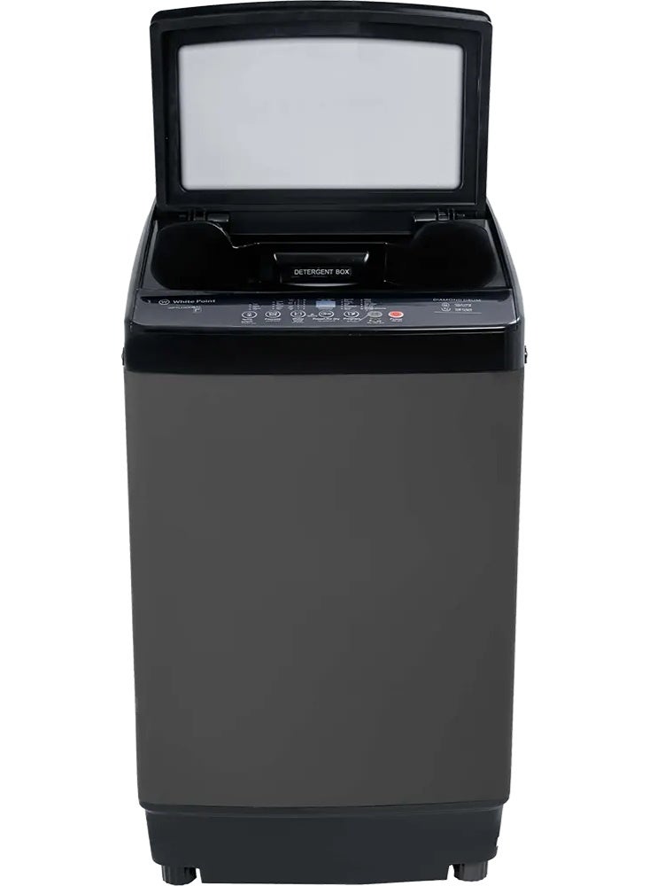 White Point Top-Loading Automatic Washing Machine, 10 kg, Digital Display, Diamond Drum, Dark Gray, WPTL10DGBAL - Image 2