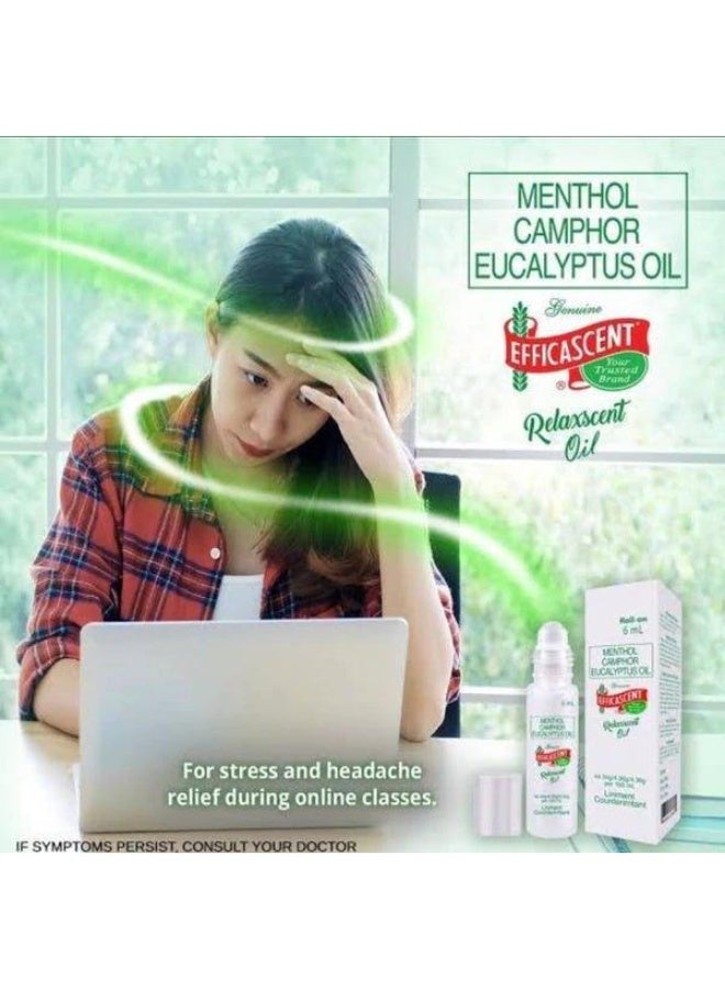 إفيكاسينت رول اوكالبتوس كافور أوكالبتوس بزيت المنثول المنثول الفعال - 6 مل - Image 2