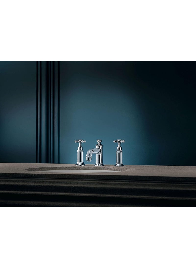 AXOR AXOR Montreux Classic Timeless Hand Polished 2Handle 3 5inch Tall Bathroom Sink Faucet in Brushed Nickel 16536821  - Image 4