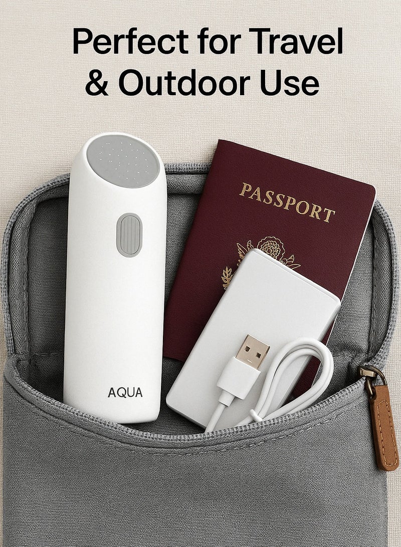 AQUA Premium Portable Travel Bidet – USB-C Rechargeable Bidet with Dual Spray Modes, IPX7 Waterproof & Adjustable Pressure - Image 5