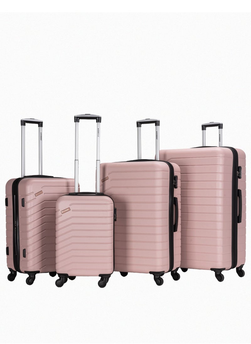 Stargold Suitcase Set of 4 PCS ABS Hardside Travel Luggage Bag  - Image 1