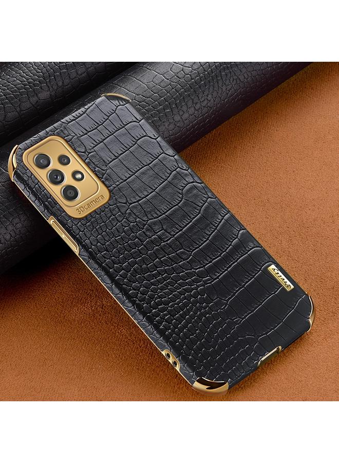 erorex Case For Samsung Galaxy A53 6D Electroplating Crocodile Texture Phone Case - Image 1