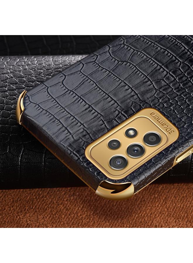 erorex Case For Samsung Galaxy A53 6D Electroplating Crocodile Texture Phone Case - Image 4