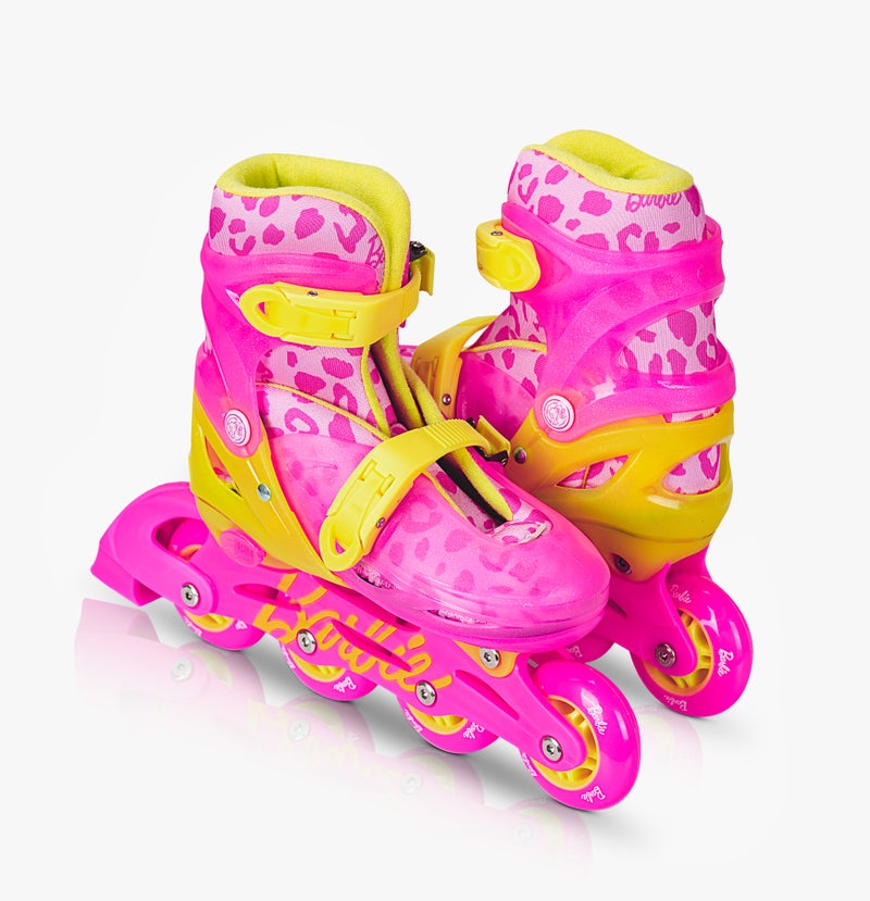 Spartan Barbie Inline Skates for Kids Size S 31–34 | Durable Hardshell Boot with Soft Liner | 64mm PU CAST Wheels | ABEC-7 Bearings | Adjustable Fit | Lightweight Barbie Skates for Girls – SP-1023 - Image 2