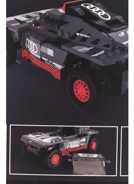 RASTAR Audi RS Q-Etron Model Kit, Black Combo  - Image 5