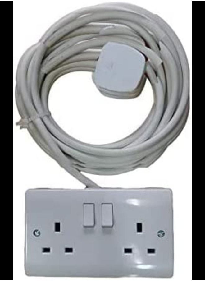 ABBASALI Extension With 30 Meter 2.5mm X 3core Wire And Double Socket 13AMP  - Image 1